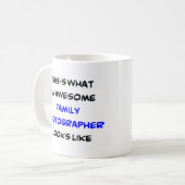 家族写真家素晴らし、 コーヒーマグカップ (正面左)
