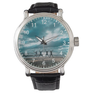 家族写真文字手首eWatch 腕時計