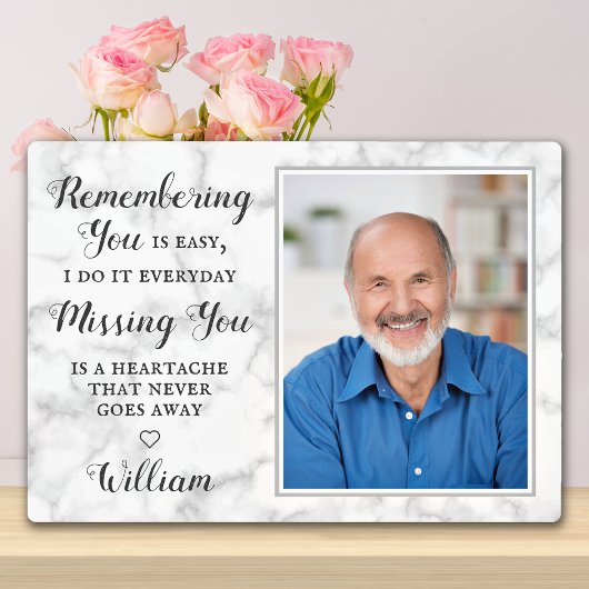 家族写真追悼プラーク フォトプラーク