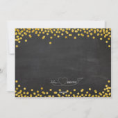 家族写真1枚の宗教的クリスマスカード シーズンカード (裏面)