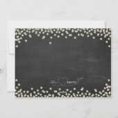 家族写真1枚の宗教的クリスマスカード シーズンカード (裏面)