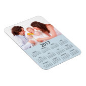 家族写真2017年カレンダー磁石 マグネット (右側)