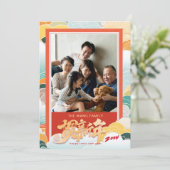 家族写真2024年中国の新年 シーズンカード (スタンド正面)