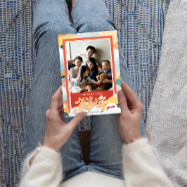 家族写真2024年中国の新年 シーズンカード