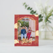 家族写真2024年中国の新年 シーズンポストカード (スタンド正面)