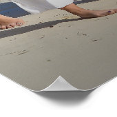 家族写真 オーダーメイド 旅行 思い出 ポスター (角)