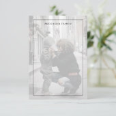 家族写真 サンキューカード (スタンド正面)