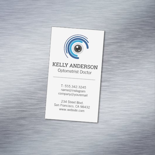 家族医師 | MDの練習 | オプトメトリロゴ マグネット名刺 (インサイチュ)