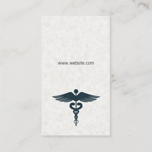 家族医師 | MDの練習 | 医療記号 名刺 (裏面)