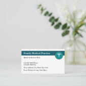 家族医療アポイントメントカード 予約カード (スタンド正面)