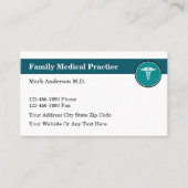 家族医療アポイントメントカード 予約カード (正面)