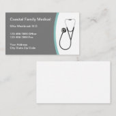 家族医療モダン  名刺 (正面/裏面)