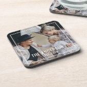 家族名と創立年付きオリジナル写真 コースター (左側)