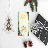 家族名クリスマスカード(ルスティックパイ) 招待状