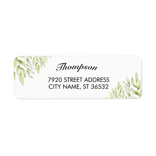 家族名植物学 ラベル (正面)