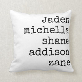 家族名母の日枕ギフト クッション