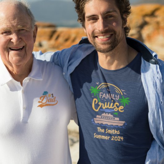 家族名船クルージングクルーズパーソナライズド Tシャツ