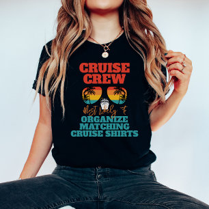 家族向けのクルーズのマッカスタムチングが最もおもしろい多い Tシャツ