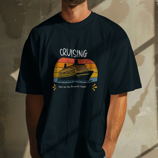 家族向けのクルーズ休暇を満喫する Tシャツ