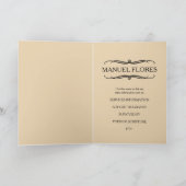 家族向けの記念写真 案内状 (内部)