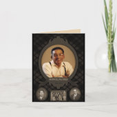 家族向けの記念写真 案内状 (正面)