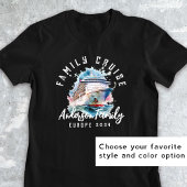 家族向けクルーズシャツマッチングバケーション衣装 Tシャツ