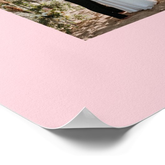 家族向けピエレガントッモダンクミニマル写真コラージュ ポスター (角)