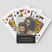 家族向けフォトブラッモダンクのエレガントゲーム トランプ (裏面)