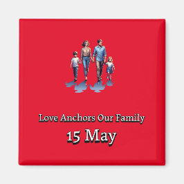 家族国際的の日 マグネット