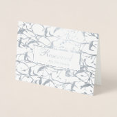 家族専用 結婚式予約カード 箔カード (正面)