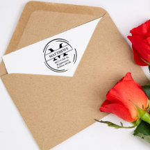 家族差出人住所とモノグラム、