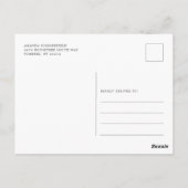 家族年次懇親会系図学ツリー ポストカード (裏面)