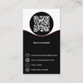 家族弁護士ブラック&ホワイトビジネスカード ロイヤリティカード (正面)