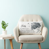 家族引用文と木枕 ランバークッション (椅子)