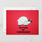 家族忘れの懇親会を！ ポストカード (正面/裏面)