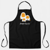 家族怒サルデザインTシャツバスマット エプロン (正面)