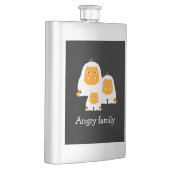 家族怒サルデザインTシャツバスマット フラスク (右)