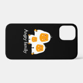 家族怒サルデザインTシャツ Case-Mate iPhoneケース (裏面 (横))