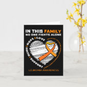 家族性白血病認識度製品ギフトメン カード (黄色い花)