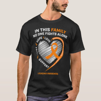 家族性白血病認識度製品メンウーム Tシャツ