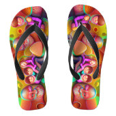 家族愛の一体感が生み出されたビーチサンダル ビーチサンダル (フットベッド)