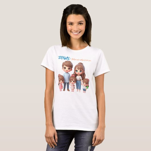 家族愛 Tシャツ (正面フル)