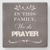 家族感動的と祈りの言葉引用文 ストーンコースター (正面)