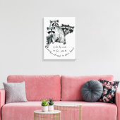 家族感動的は常にあなたのハート引用文 キャンバスプリント (インサイチュ (リビング))