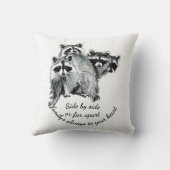 家族感動的は常にあなたのハート引用文 クッション (裏面)