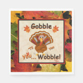 家族感謝祭パーティーナプキンス スタンダードランチョンナプキン (正面)