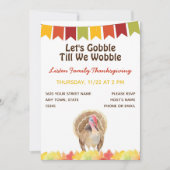 家族感謝祭招待状 招待状 (正面)