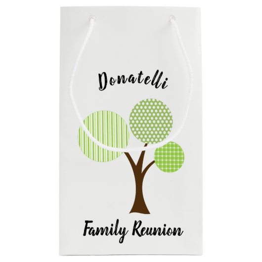 家族懇親会お土産ギフト スモールペーパーバッグ (裏面)