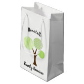 家族懇親会お土産ギフト スモールペーパーバッグ (裏面アングル)