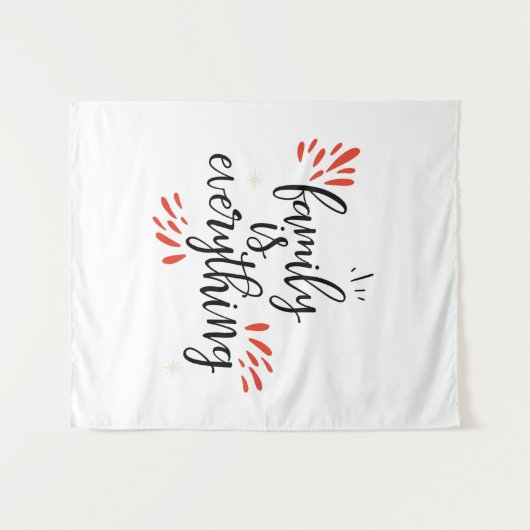 家族懇親会は全てだ タペストリー (正面(横))